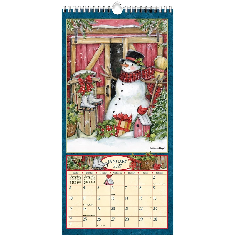 Heart and Home 2027 Slim Calendar