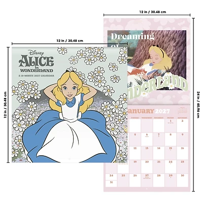 Alice in Wonderland 2027 Wall Calendar - Online Only