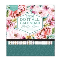 Bella Flora Do It All 2025-2026 Wall Calendar