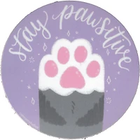 Stay Pawsitive Vinyl Sticker
