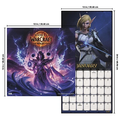 World Of Warcraft 2026 Wall Calendar