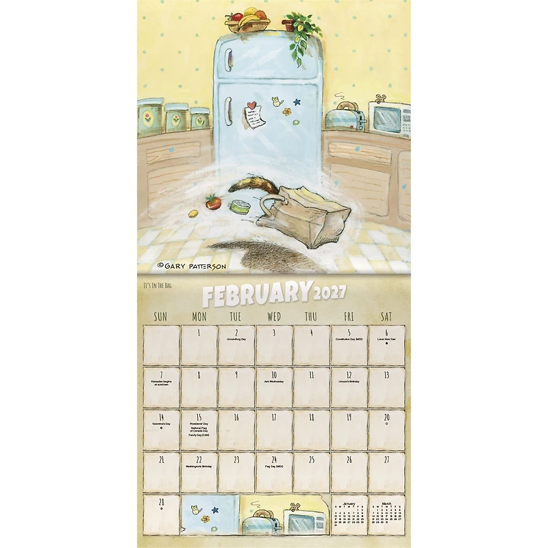 Gary Patterson - Cats 2027 Mini Calendar