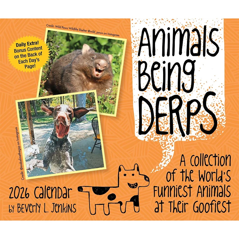 Animals Being Derps 2026 Box Calendar
