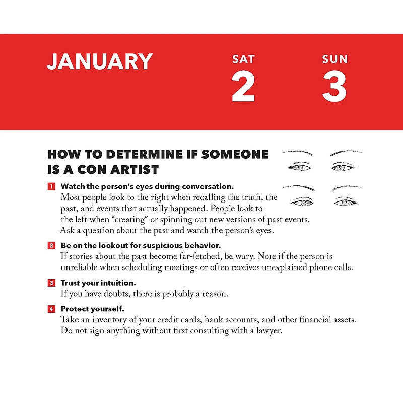 Worst Case Scenario Survival 2027 Box Calendar