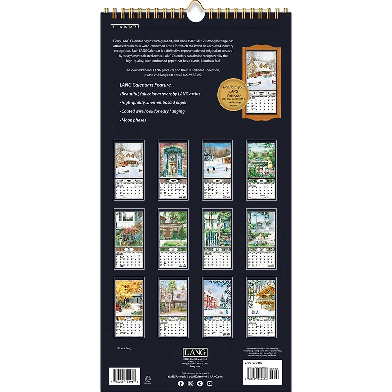 Country Welcome 2027 Slim Calendar - Online Only