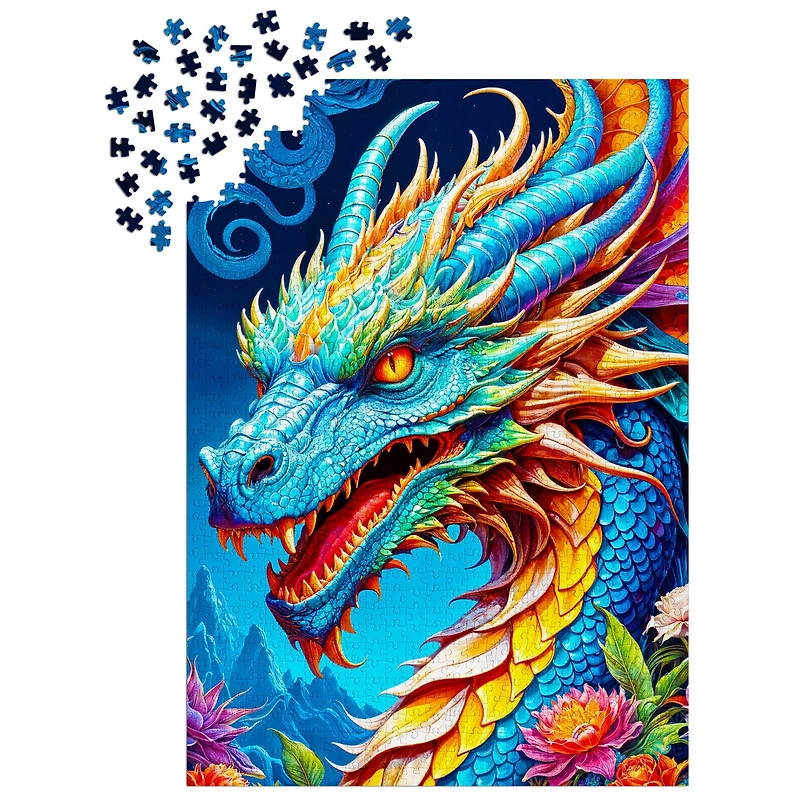 Blue Dragon 1000 Piece Puzzle - Online Only