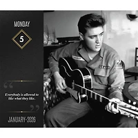 Elvis Presley 2026 Box Calendar