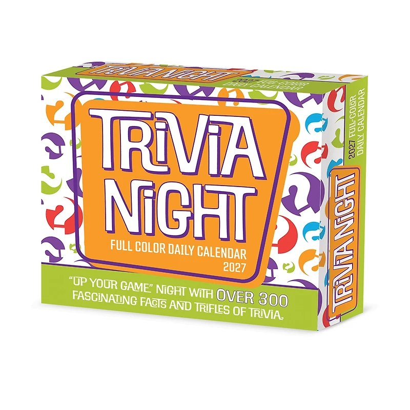 Trivia Night 2027 Box Calendar - Online Only