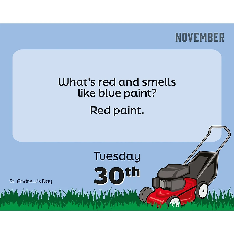 King of the Dad Jokes 2027 Box Calendar