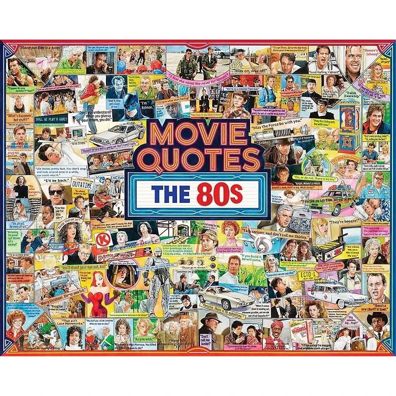 Movie Quotes the 80's 1000 Piece Puzzle
