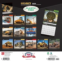 Heavy Equipment 2026 Wall Calendar