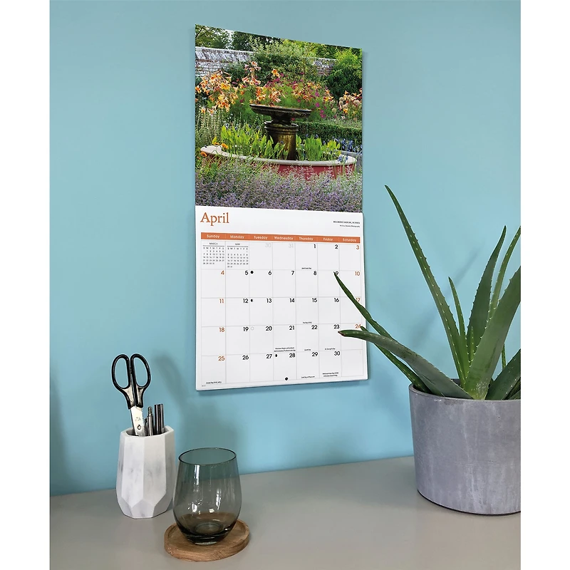 Country Gardens 2027 Wall Calendar
