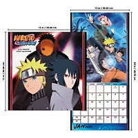 Naruto Shippuden 2027 Wall Calendar