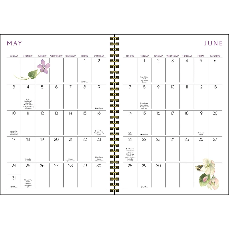 Marjolein Bastin Nature's Inspiration 2026 Engagement Calendar