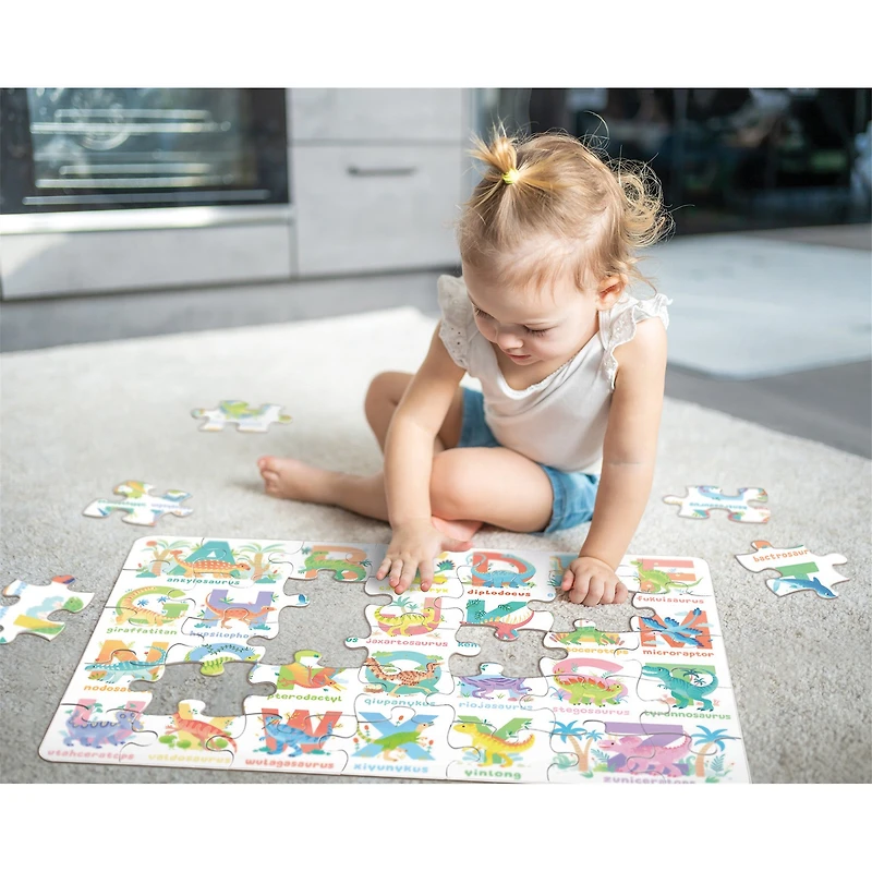 Dinosaur Alphabet 35 Piece Floor Puzzle - Online Only