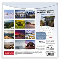 Canadian Geographic Canadian Scenes 2026 Medium Mini Calendar