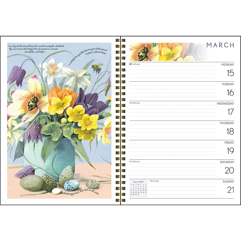 Marjolein Bastin Nature's Inspiration 2027 Engagement Calendar