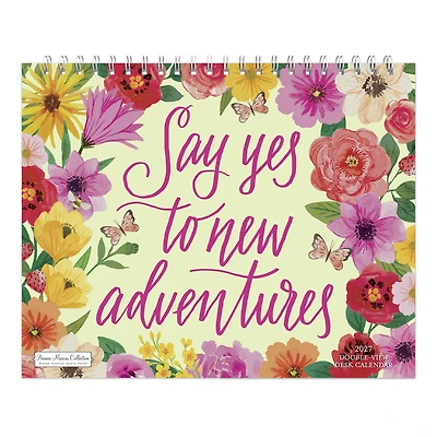 Bonnie Marcus Double-View 2027 Easel Calendar - Online Only