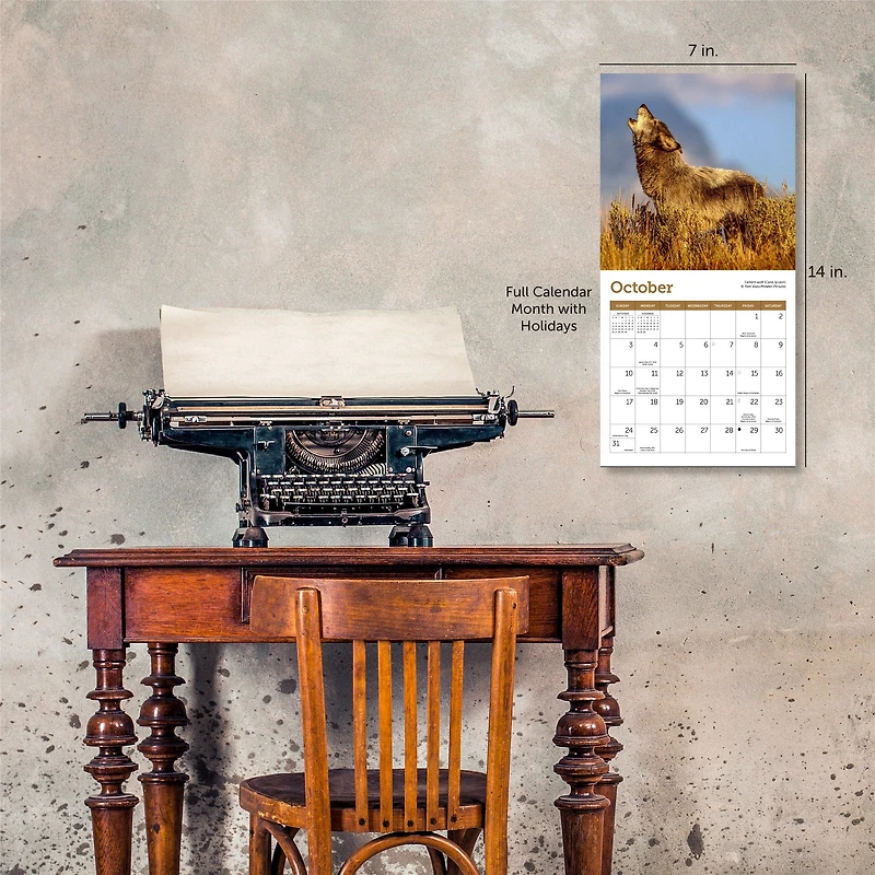 Wolves 2027 Mini Calendar