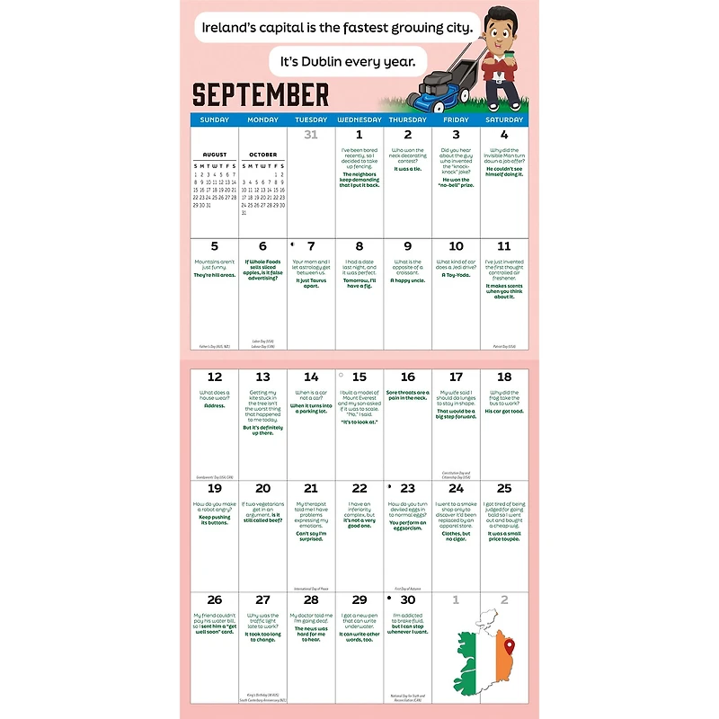 King of the Dad Jokes 2027 Wall Calendar