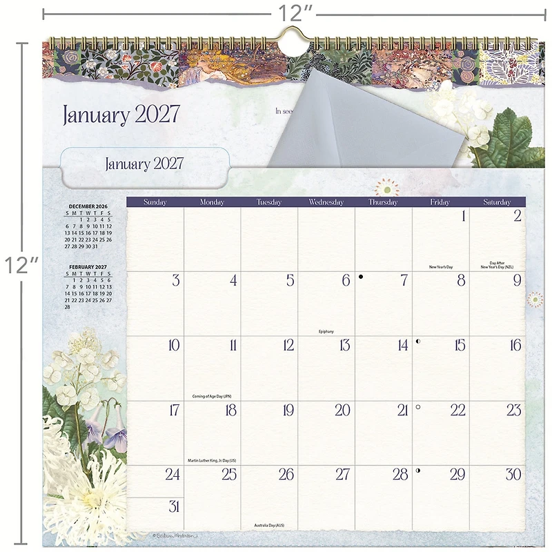 Botanical Gardens File It 2027 Wall Calendar - Online Only
