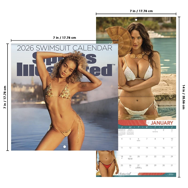 Sports Illustrated Swimsuit Exclusive 2026 Mini Calendar