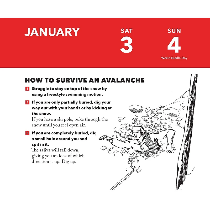 Worst Case Scenario Survival 2026 Box Calendar