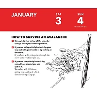 Worst Case Scenario Survival 2026 Box Calendar