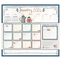 Tea 2026 Mini Magnetic Calendar - Online Only