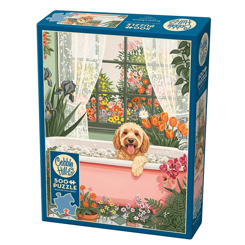 Blooms and Bubbles 500 Piece Puzzle - Online Only