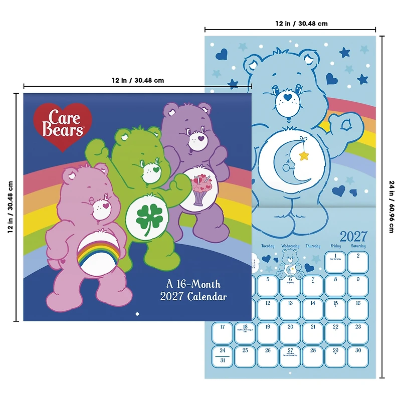 Care Bears 2027 Wall Calendar - Online Only