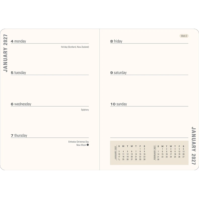 Cherry Blossoms 2026-2027 Engagement Calendar - Online Only