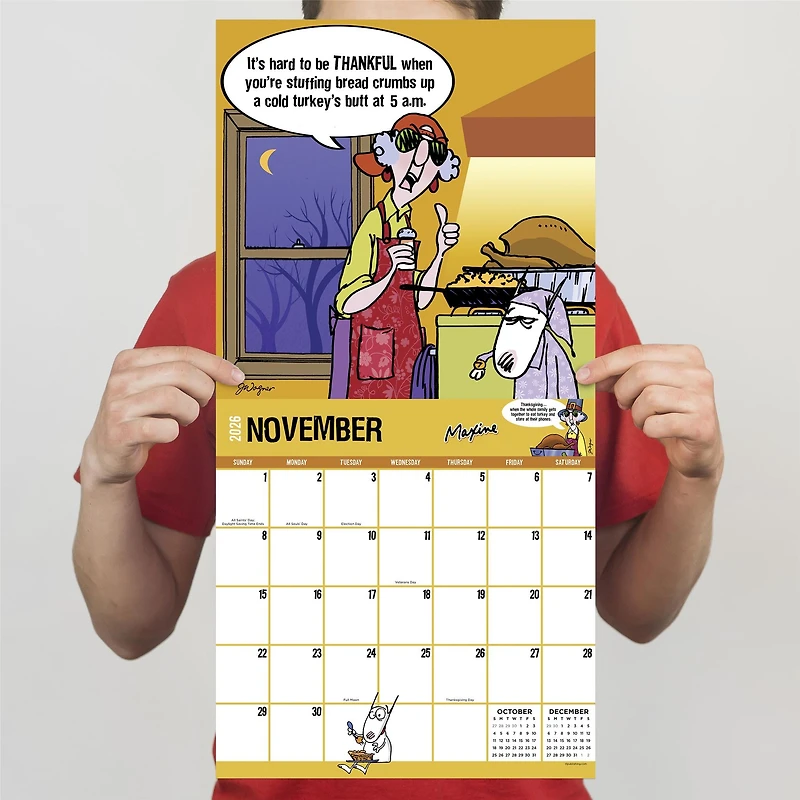 Maxine 2026 Wall Calendar