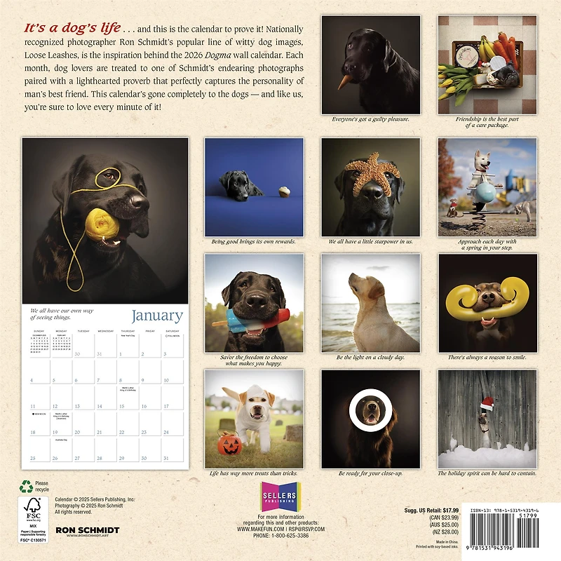 Dogma 2026 Wall Calendar