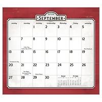 Nostalgic Main Street 2026 Deluxe Wall Calendar - Online Only