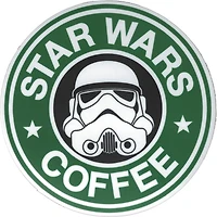 Star Wars Coffee Vinyl Sticker