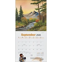 Bob Ross 2026 Wall Calendar