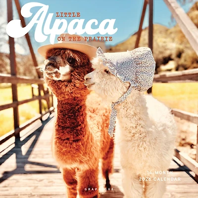 Litte Alpaca On The Prairie 2026 Wall Calendar