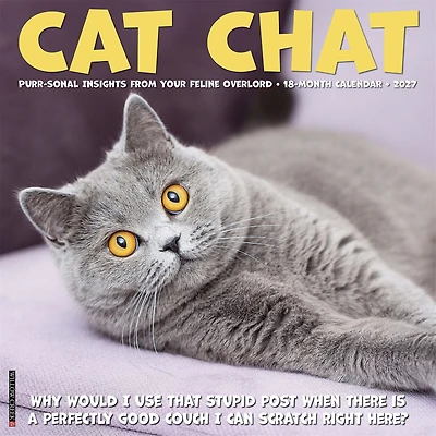 Cat Chat 2027 Wall Calendar - Online Only