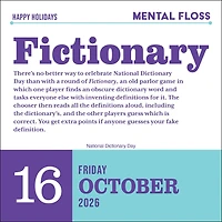 Word Nerd 2026 Box Calendar - Online Only