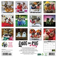 Doug The Pug 2026 Wall Calendar