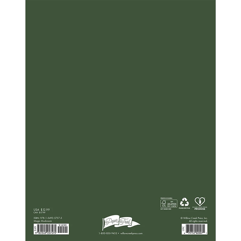 Magic Mushrooms 2026 Monthly Planner Calendar