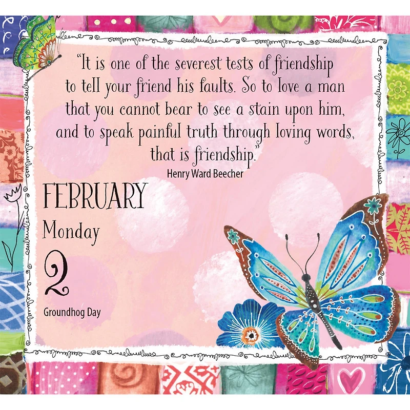 For A Dear Friend 2026 Small Box Calendar