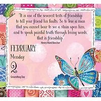 For A Dear Friend 2026 Small Box Calendar
