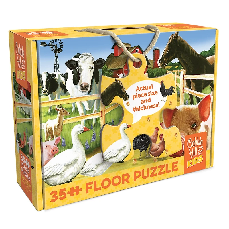Welcome to the Farm 35 Piece Floor Puzzle - Online Only