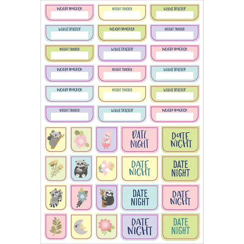 Pregnancy and Babys 1st Year Planner Stickers