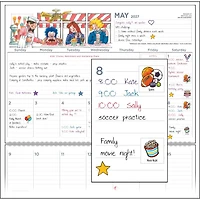 Family Organizer 2027 Wall Calendar