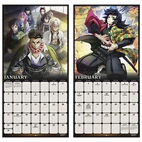 Demon Slayer Kimetsu no Yaiba 2027 Exclusive Wall Calendar with Decal