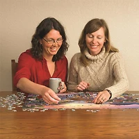 Coastal Town at Sunset 1000 Piece Puzzle