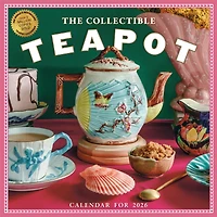 Collectible Teapot 2026 Wall Calendar